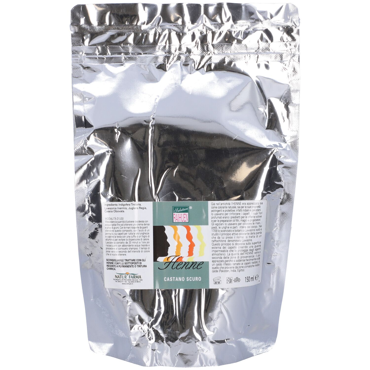 HENNE' CASTANO SCURO 150G