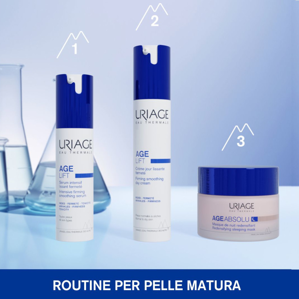 URIAGE AGE LIFT Crema antietà rassodante, elasticizzante e antirughe con RETINOLO, ACIDO IALURONICO E BURRO DI KARITÈ per Pelle da normale a secca, anche sensibile - 40ml