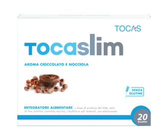Tocaslim Caffé Integratore Proteine del Siero del Latte 20 Bustine