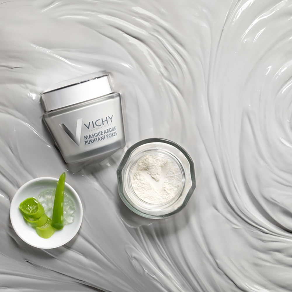 Vichy Maschera Minerale Argilla Purificante Pelle Mista e Grassa 75 mL