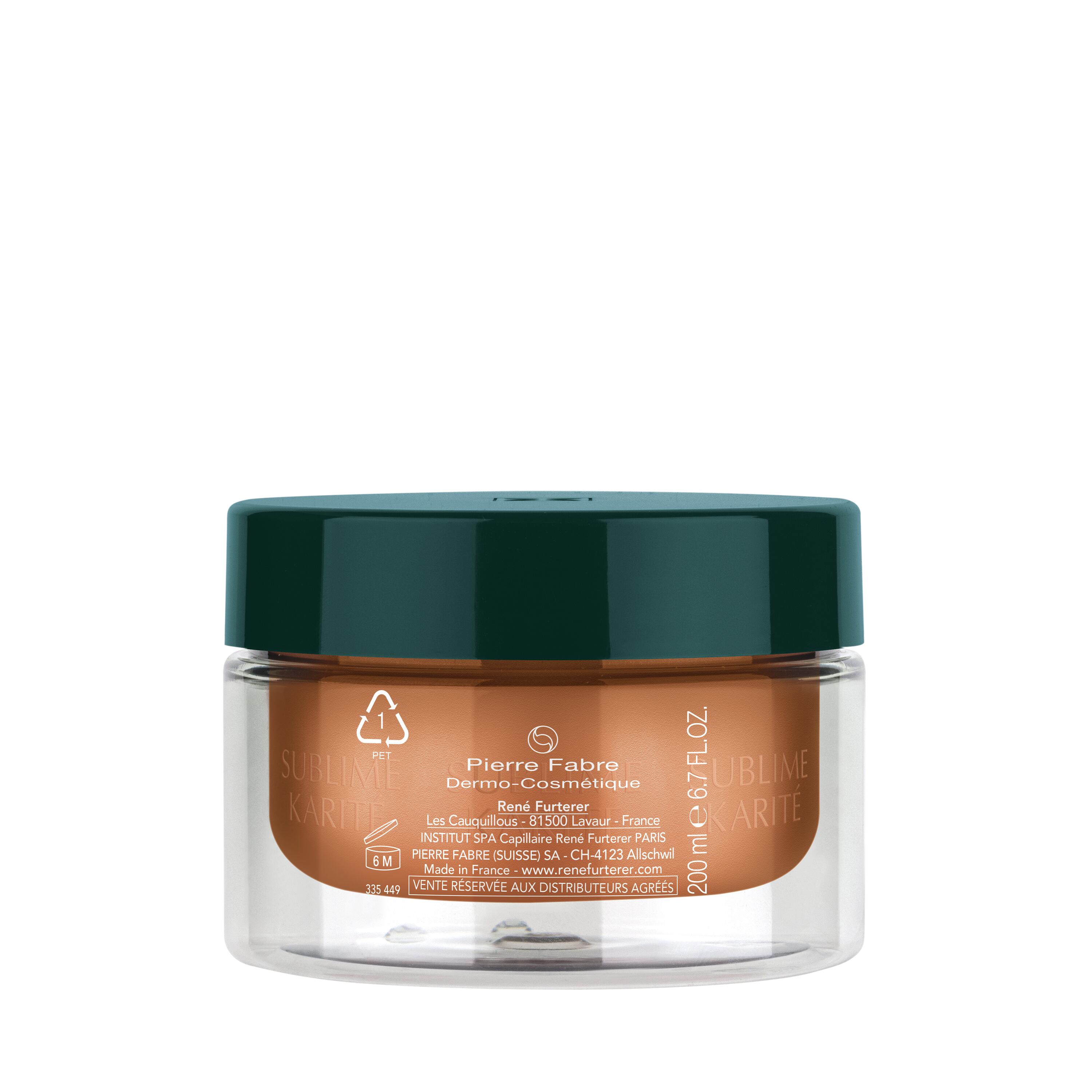 René Furterer Sublime Karité - Maschera Nutritiva Lisciante Per Capelli Secchi 200 ml