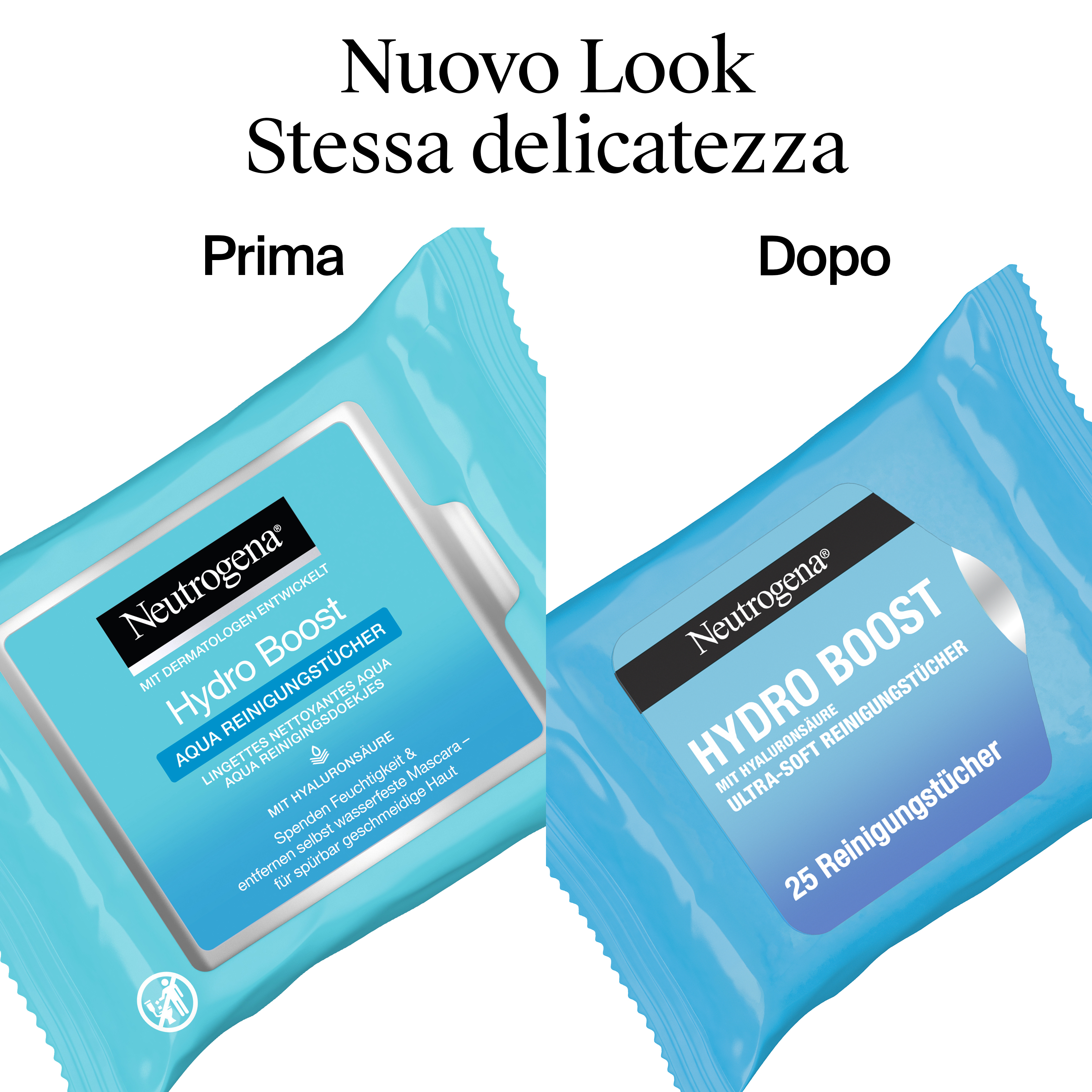 Neutrogena Hydro Boost - 25 Salviette Struccanti