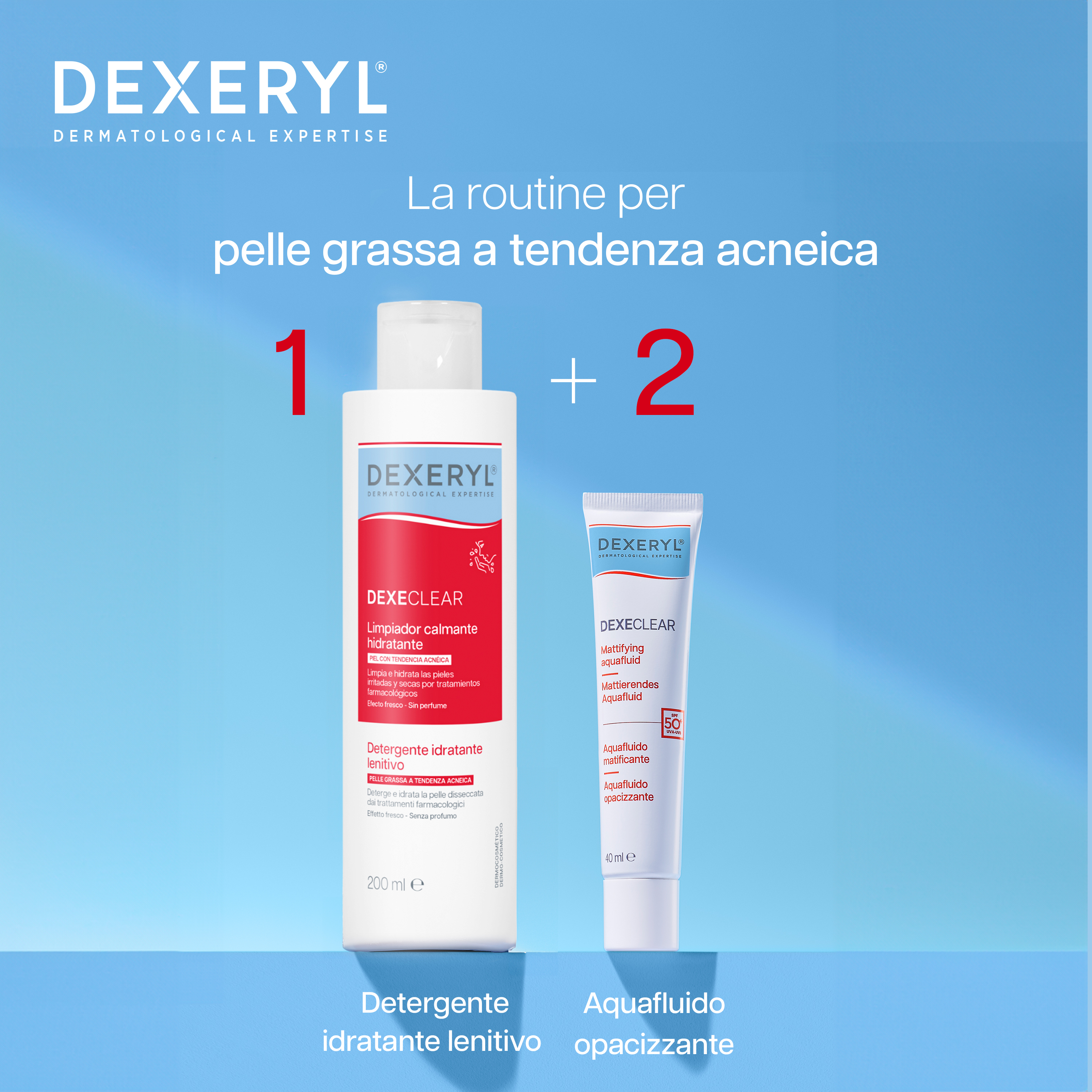 Dexeryl Dexeclear - Detergente Idratante Lenitivo Per Pelle Grassa E A Tendenza Acneica 200 ml