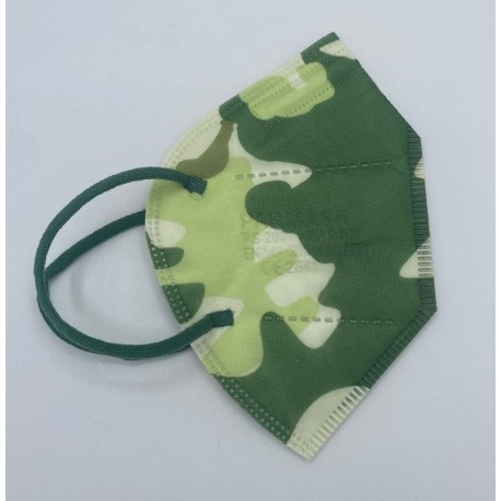 MASCHERINA FILTRANTE FFP2  M28 Made in Italy  Colore CAMOUFLAGE 1 pezzo