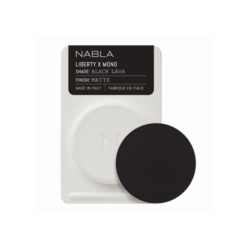 Nabla Liberty X Mono Finish Matte - Ombretto Mono Shade Black Lava