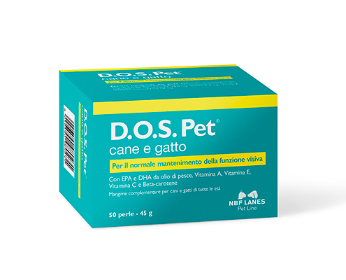 Nbf Lanes Dos Pet Mangime Vitaminico Per La VIsta Cani E Gatti 50 Perle