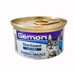 GEMON GATTO STERILISED MOUSSE TONNO MAIALE 85GR (lattina)