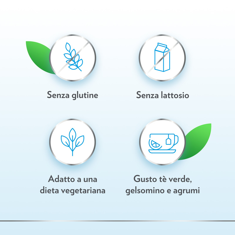 Gyno-CanesCystil Integratore Alto Dosaggio D-Mannosio per il Benessere Delle Vie Urinarie e Mantenimento della Flora Intestinale, gusto tè verde, gelsomino e agrumi, 14 bst