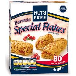 Nutri Free Barrette Special Flakes Con Frutti Rossi Senza Glutine 120 g