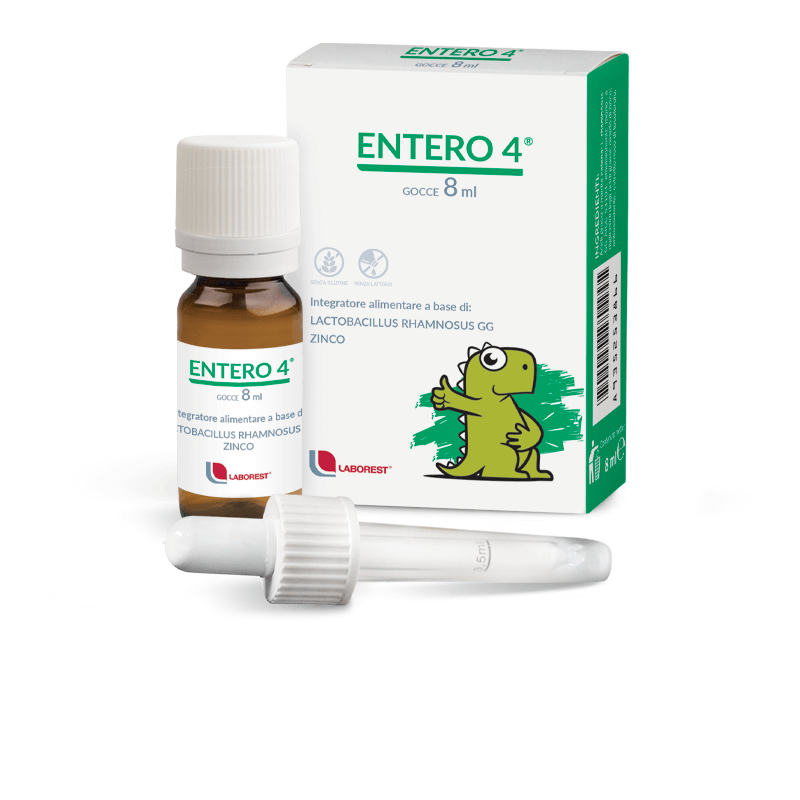 Entero 4 Fermenti Lattici Per Bambini e Neonati Gocce 8ml