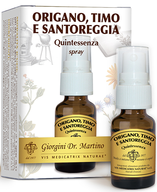 quintessenza ORIGANO, TIOME e SANTOREGGIA spray 15 ml