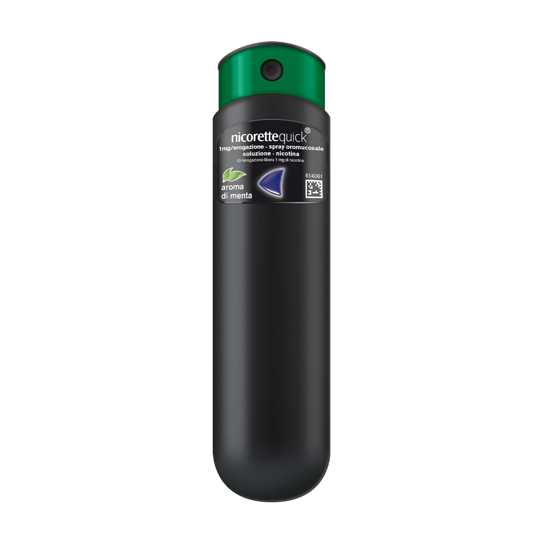 Nicorettequick Spray per Alleviare Astinenza da Nicotina Menta