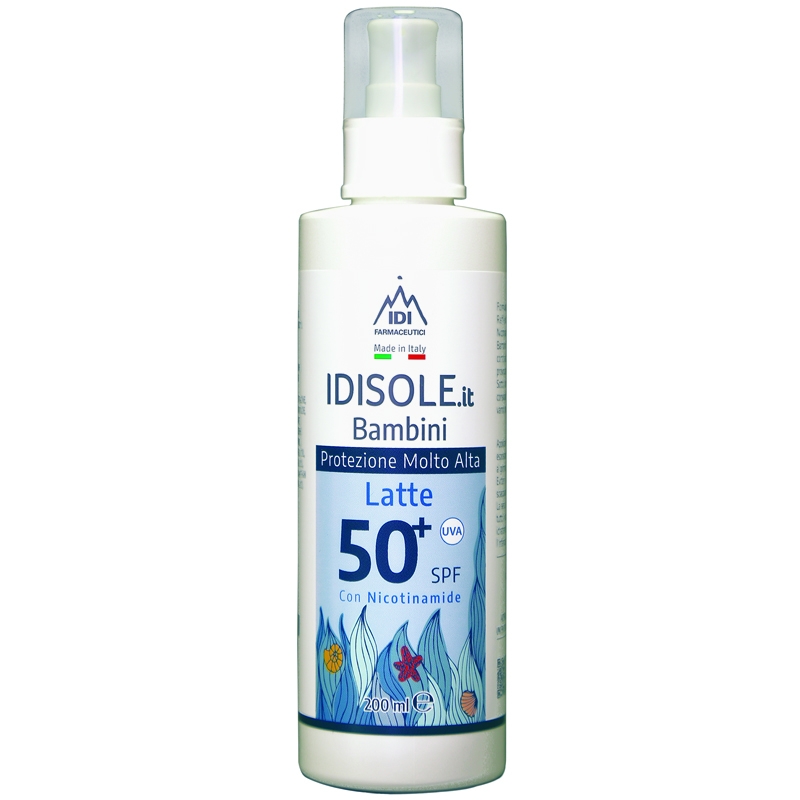 IDISOLE BAMBINI Crema Solare Bimbi spf50+ 200ml IDISOLE BAMBINI Crema Solare Bimbi spf50+ 200ml