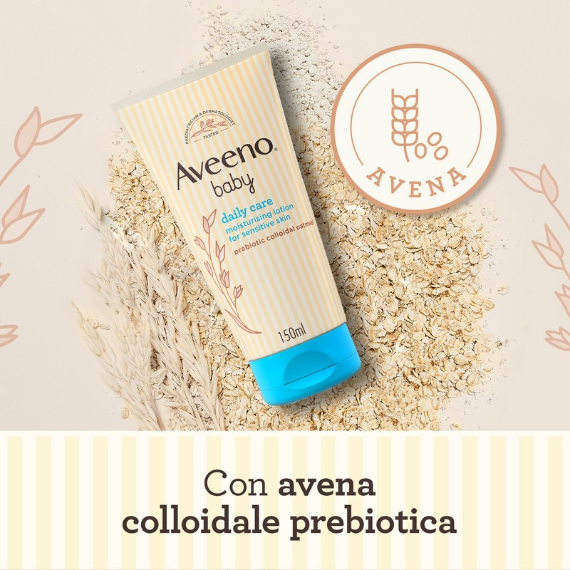 Aveeno Baby Daily Care Crema Idratante 150 ml, Crema bambini e neonati con Avena Colloidale Aveeno Baby Daily Care Crema Idratante 150 ml, Crema bambini e neonati con Avena Colloidale