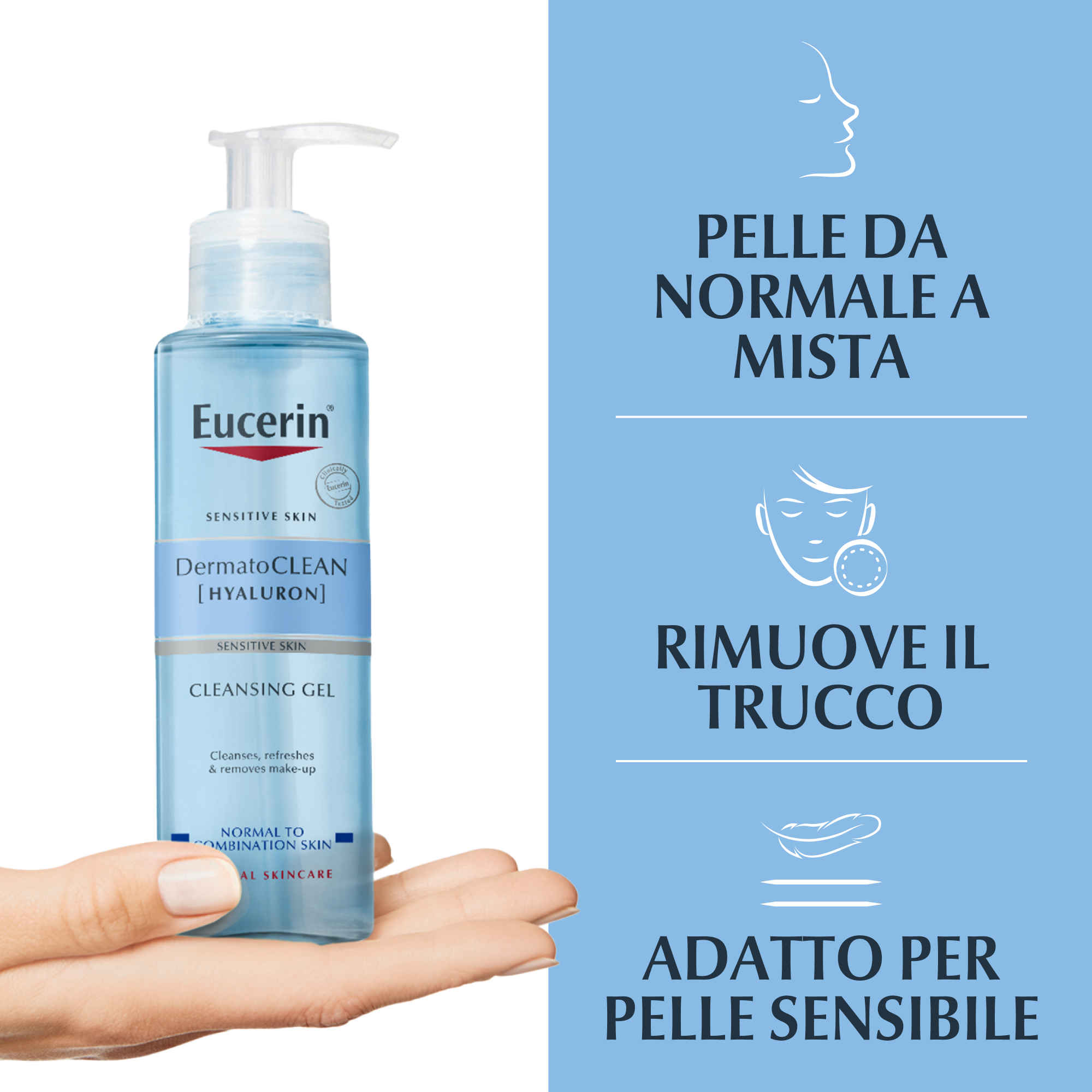 Eucerin DermatoCLEAN Gel Detergente Rinfrescante Eucerin DermatoCLEAN Gel Detergente Rinfrescante