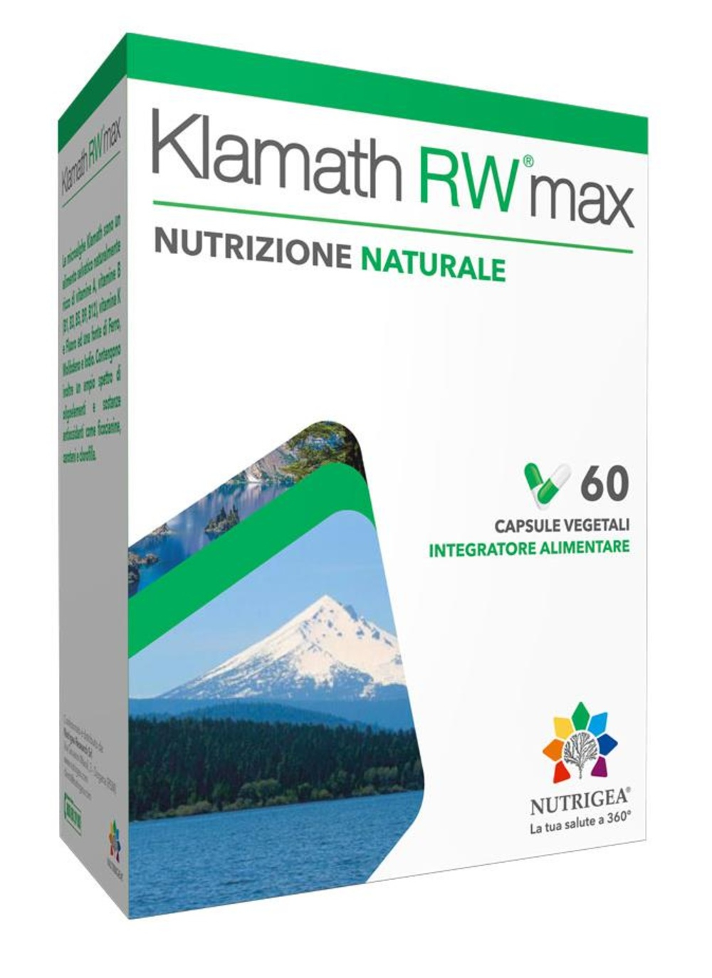 Klamath Rw Max - Integratore nutrizionale naturale - 60 capsule Klamath Rw Max - Integratore nutrizionale naturale - 60 capsule