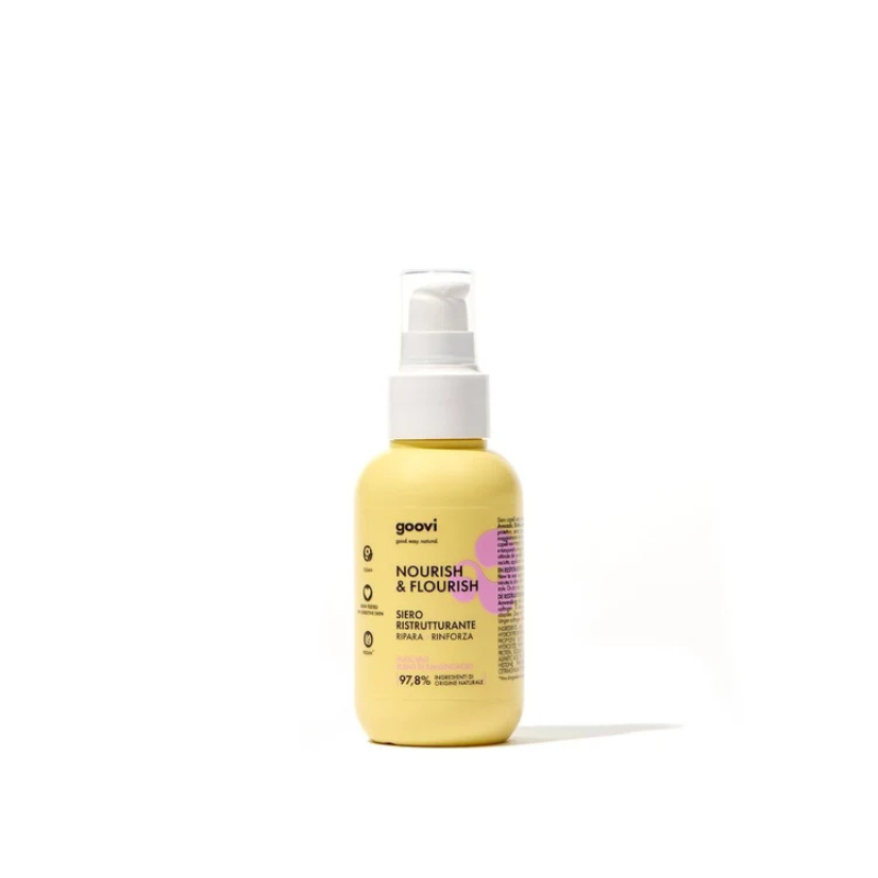 Goovi Nourish & Flourish - Siero Ristrutturante Per Capelli 100 ml