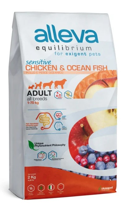 ALLEVA EQUILIBRIUM DOG CHICKEN AND OCEAN FISH ADULT KG 2 - P6002