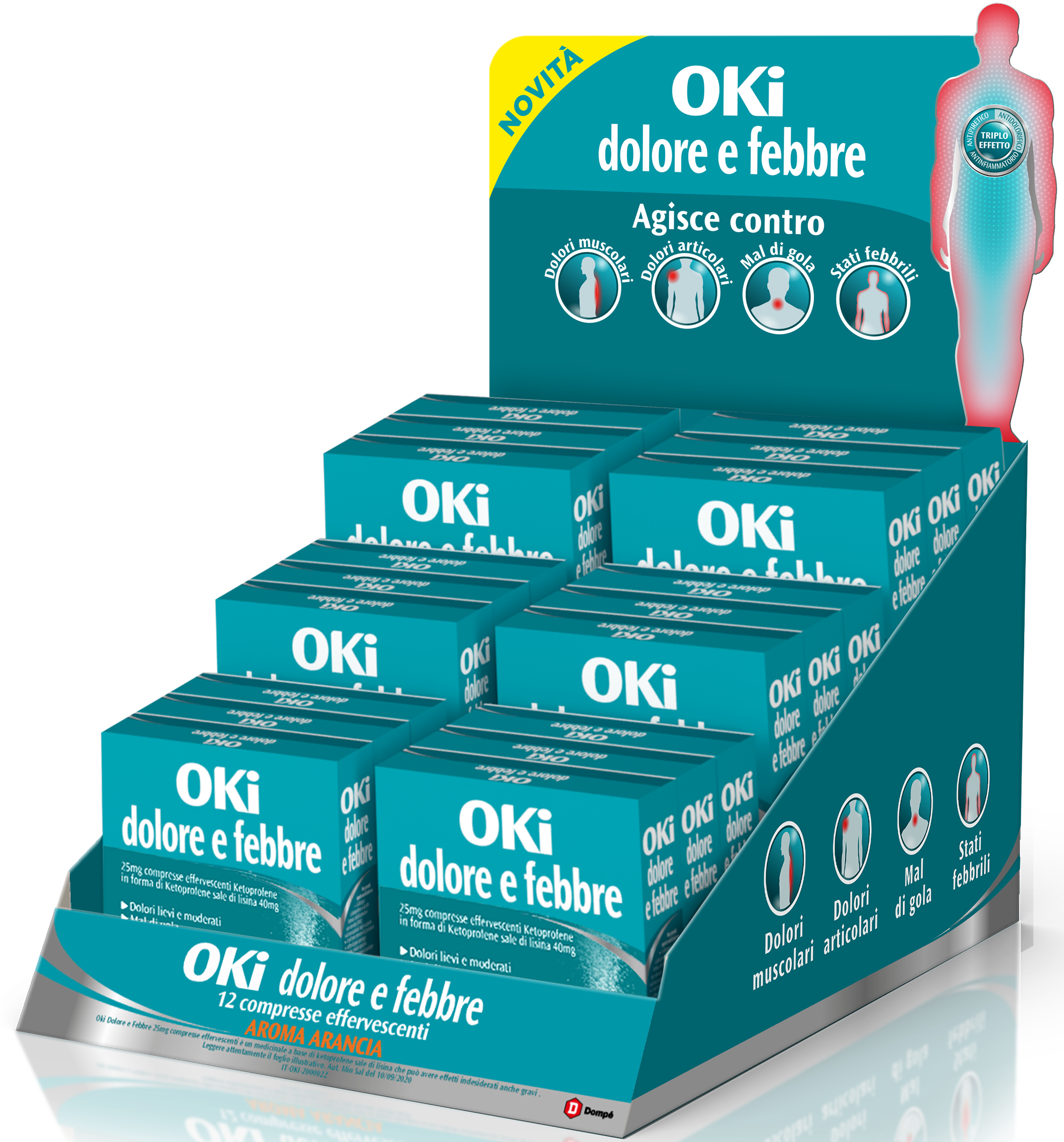 OKI Dolore e Febbre 12 Compresse Effervescenti OKI Dolore e Febbre 12 Compresse Effervescenti