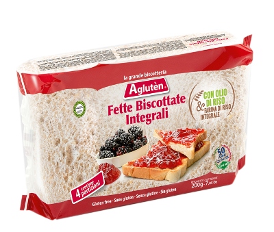 Agluten Fette Biscottate Integrali Senza Glutine 200 g