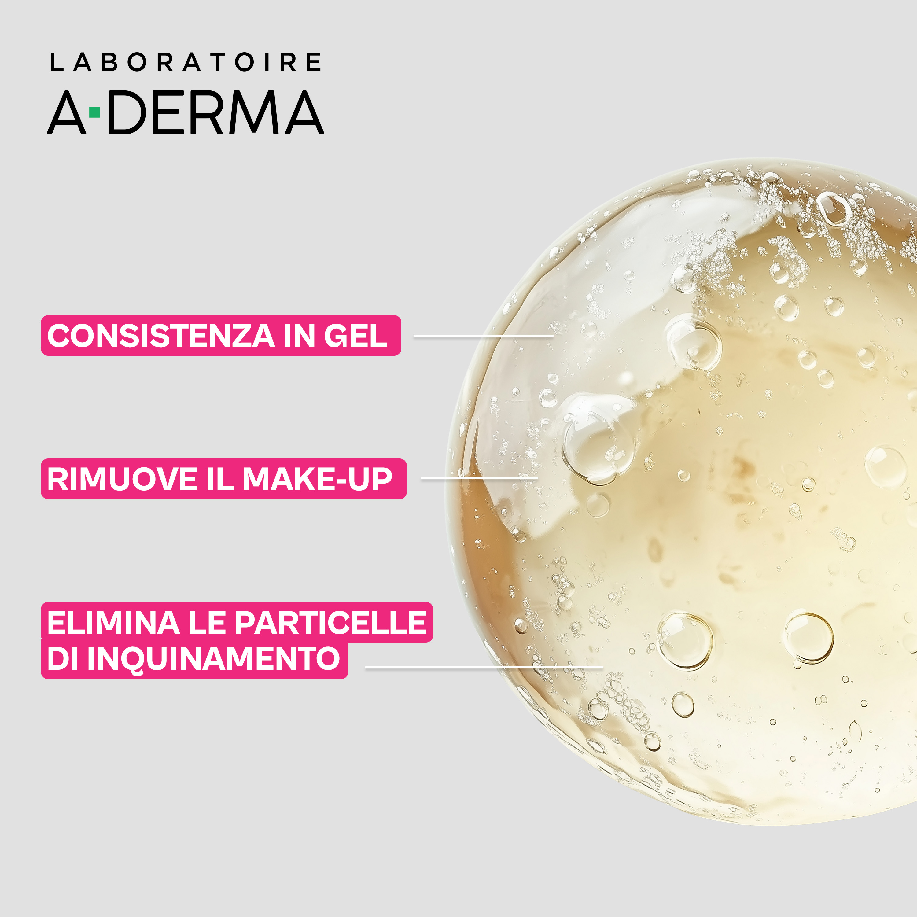 A-Derma Exomega - Gel Detergente Lenitivo Per Pelle A Tendenza Acneica 200 ml