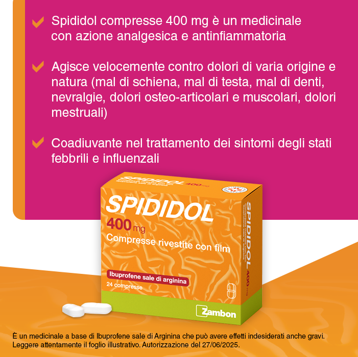 SPIDIDOL*24CPR RIV 400MG