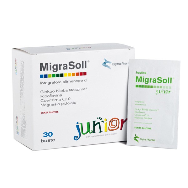 Migrasoll Junior Integratore Funzioni Cognitive 30 Bustine 5,5 g Migrasoll Junior Integratore Funzioni Cognitive 30 Bustine 5,5 g