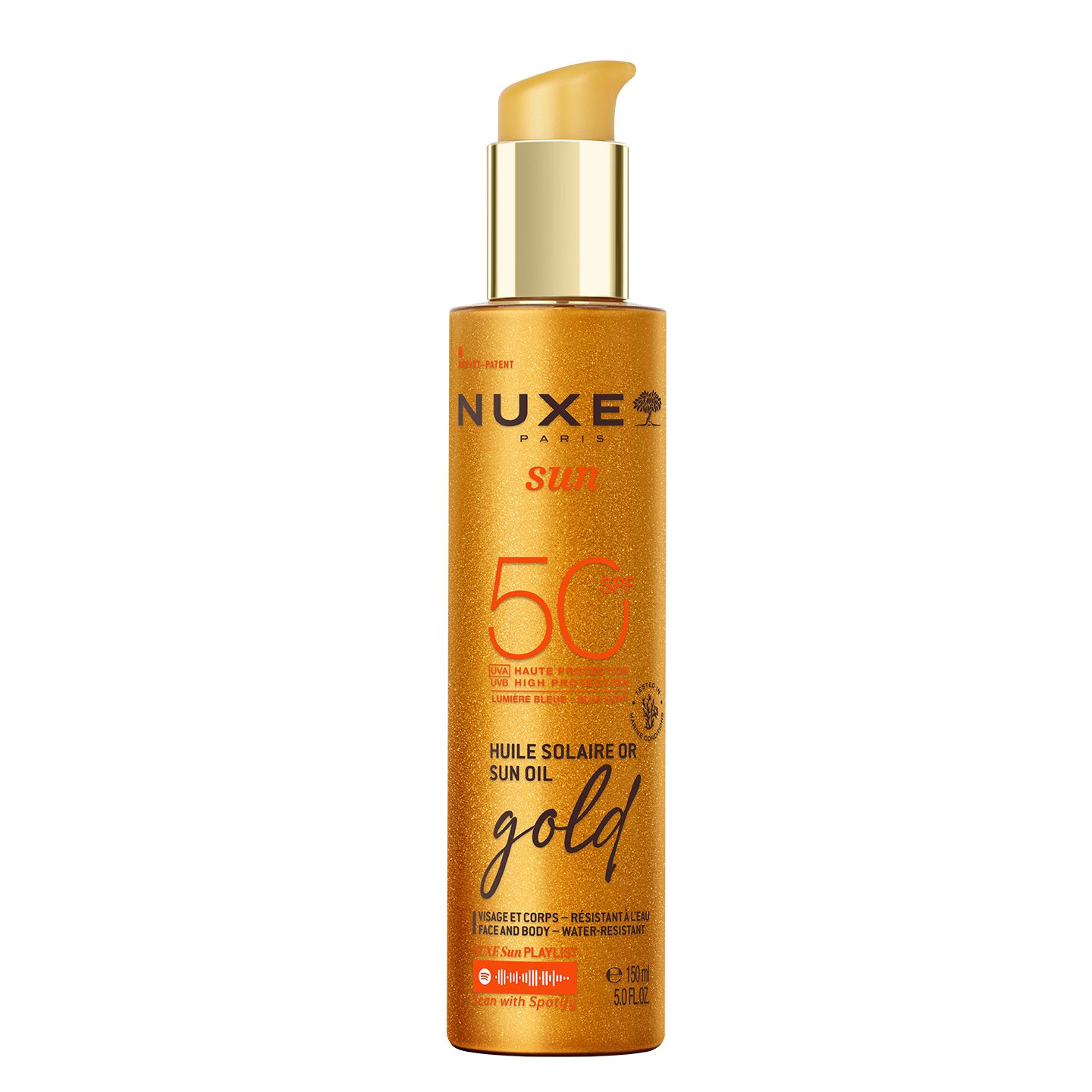 Nuxe - Sun - Olio Solare Dorato SPF50 Protezione Alta 150 ml