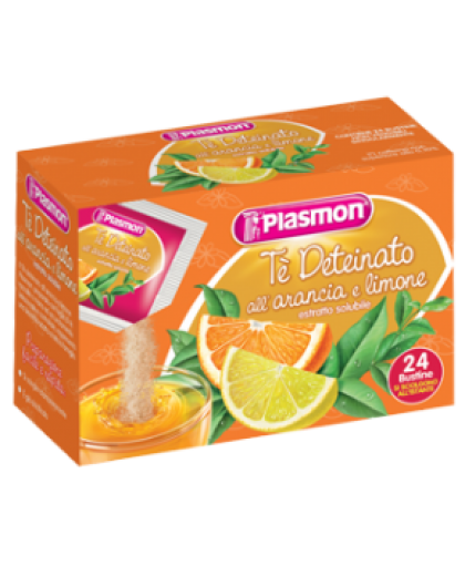 Plasmon Tè Deteinato Arancia e Limone Estratto Solubile 24 Bustine Plasmon Tè Deteinato Arancia e Limone Estratto Solubile 24 Bustine