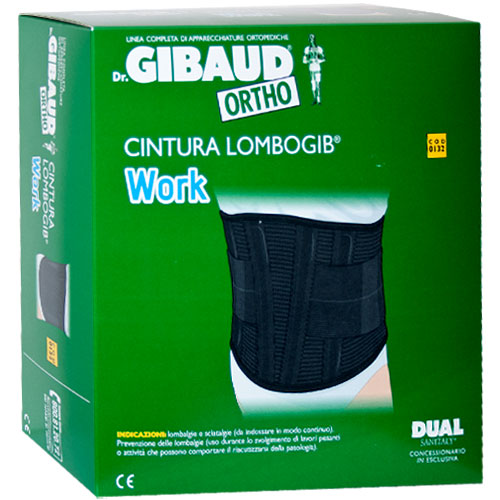 Dr. Gibaud Ortho Cintura Lombogib Work Per Lombalgie e Sciatalgie Taglia 4