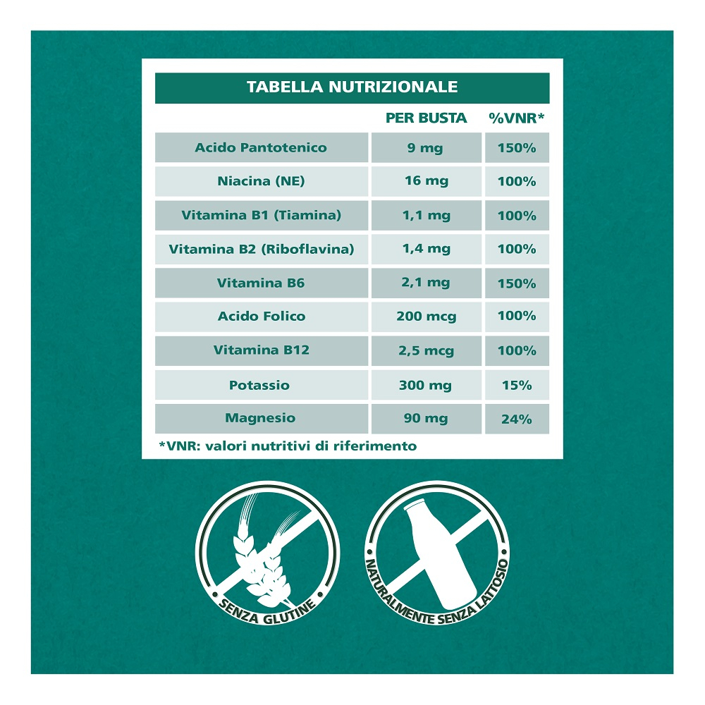 Be-Total Body Plus Integratore Alimentare Vitamina B Magnesio Potassio per Adulti 20 Bustine Be-Total Body Plus Integratore Alimentare Vitamina B Magnesio Potassio per Adulti 20 Bustine