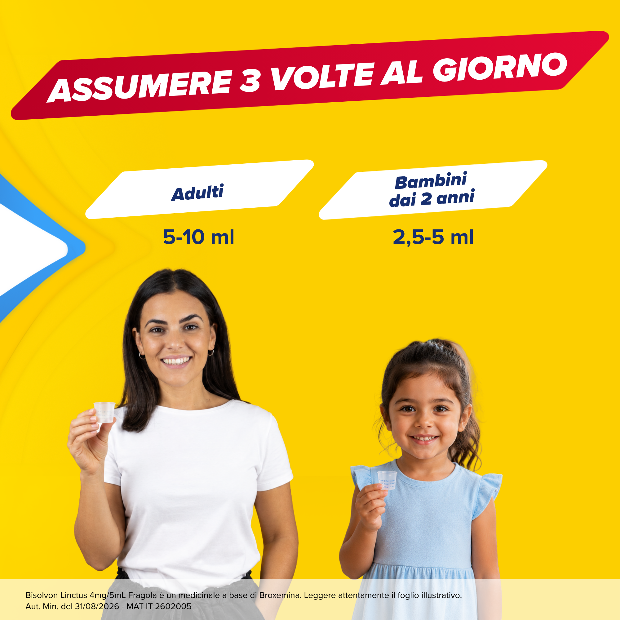 Bisolvon Linctus 4mg/5ml Gusto Fragola - Sciroppo Mucolitico Per Catarro E Tosse Grassa 200 ml