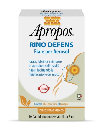 Apropos Rino Defens Fiale per Areosol 10 Flaconcini Apropos Rino Defens Fiale per Areosol 10 Flaconcini