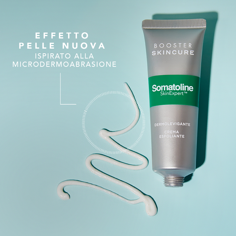 Somatoline SkinExpert, Skincure Dermolevigante, Crema Viso Esfoliante, Micro-granuli esfolianti - Papaina 50ml Somatoline SkinExpert, Skincure Dermolevigante, Crema Viso Esfoliante, Micro-granuli esfolianti - Papaina 50ml