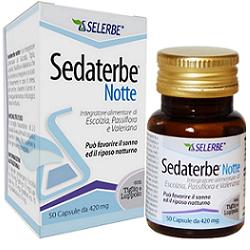 Selerbe Sedaterbe Notte Integratore 50 Capsule Selerbe Sedaterbe Notte Integratore 50 Capsule