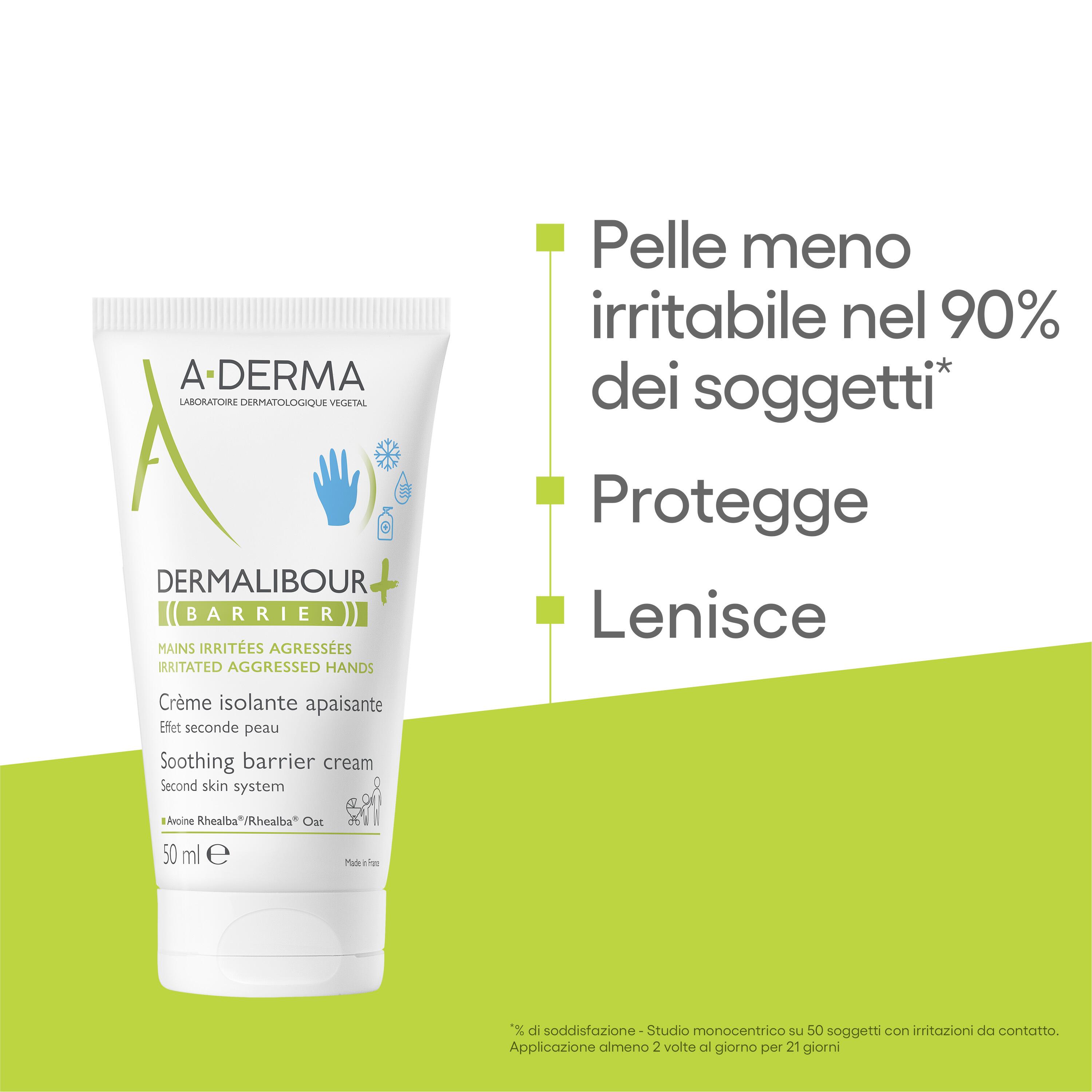A-Derma Dermalibour+ Barrier - Crema Isolante Lenitiva Per Pelle Irritabile E Fragilizzata 50 ml 