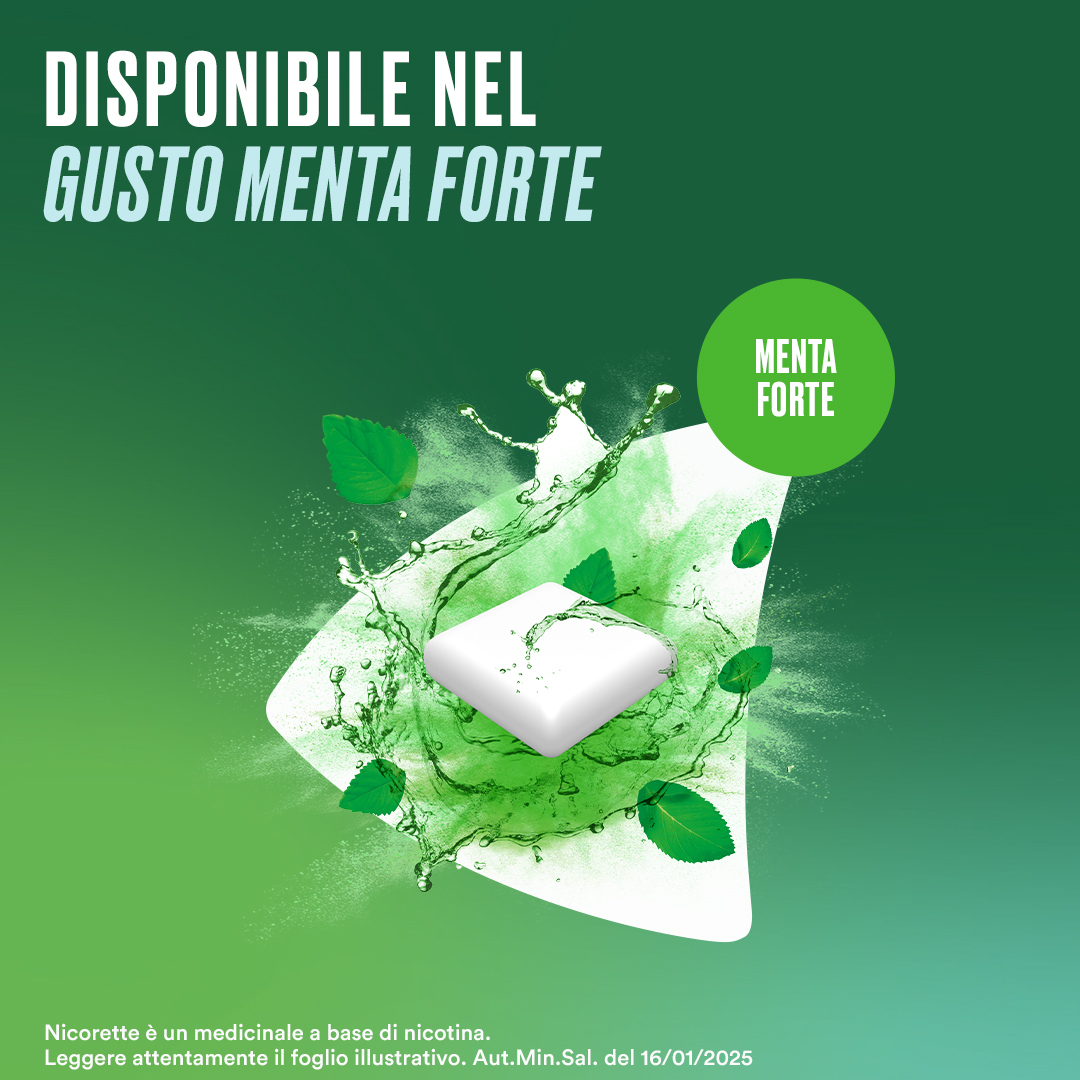 Nicorette Gomme 4 Mg Nicotina Menta 105 Gomme Masticabili Nicorette Gomme 4 Mg Nicotina Menta 105 Gomme Masticabili