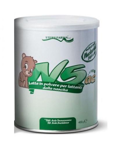 N5 Ac Alim Polv 0-6m 400g 1pz N5 Ac Alim Polv 0-6m 400g 1pz