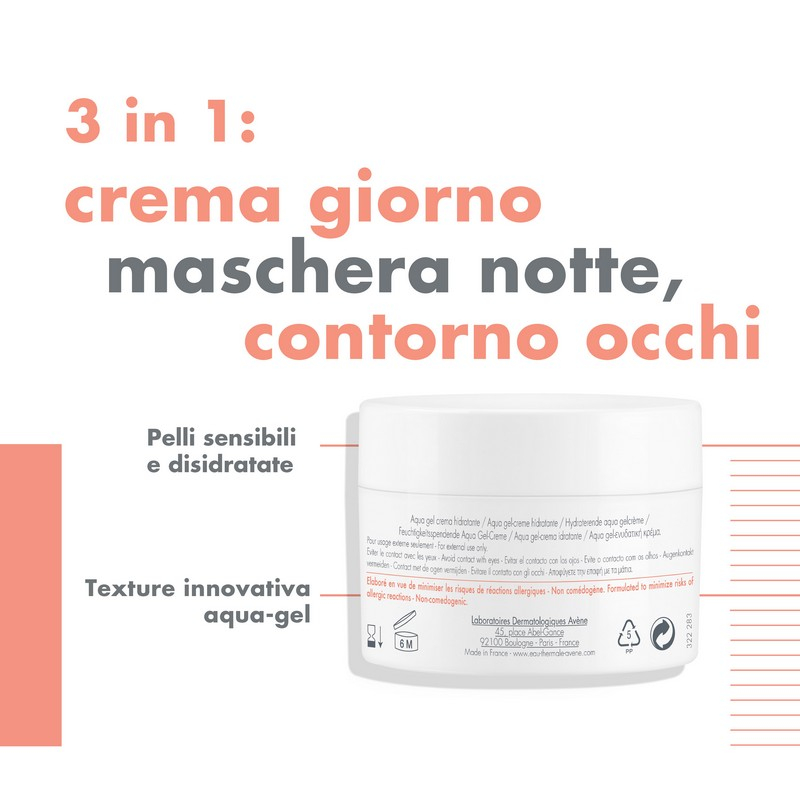 AVENE EAU THERMALE ETA HYDRANCE AQUA GEL CREMA IDRATANTE 50ML 