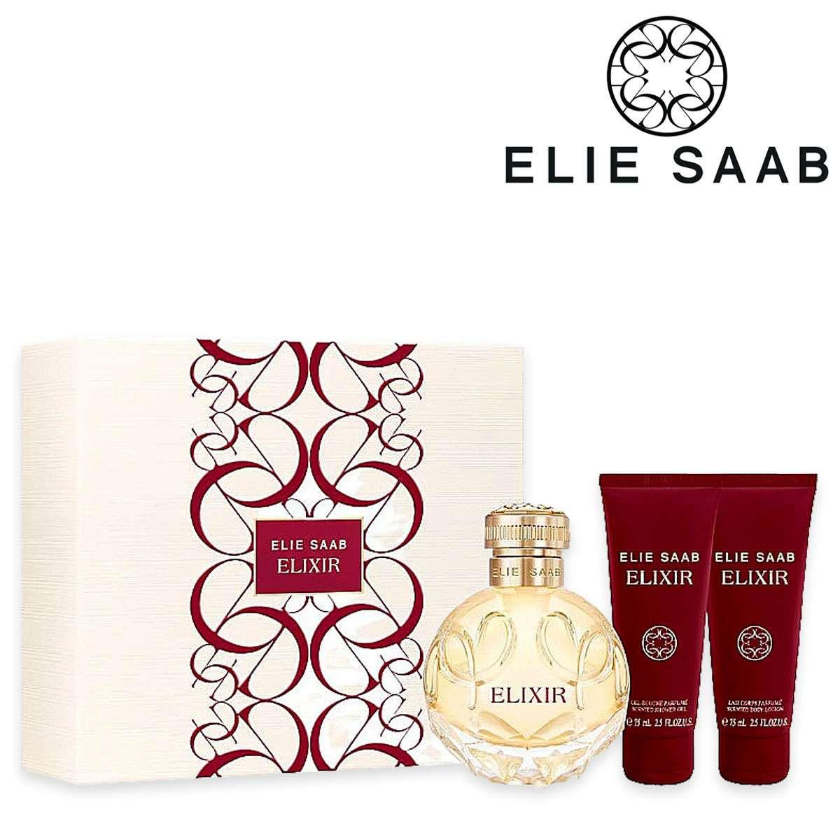 Elie Saab Elixir Set Regalo Donna EDP 100ml Lozione Corpo 75ml Gel Doccia 75ml