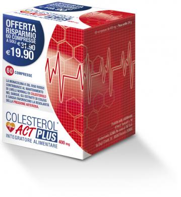 Colesterol Act Plus - Integratore per il colesterolo FORTE - 60 Compresse Colesterol Act Plus - Integratore per il colesterolo FORTE - 60 Compresse