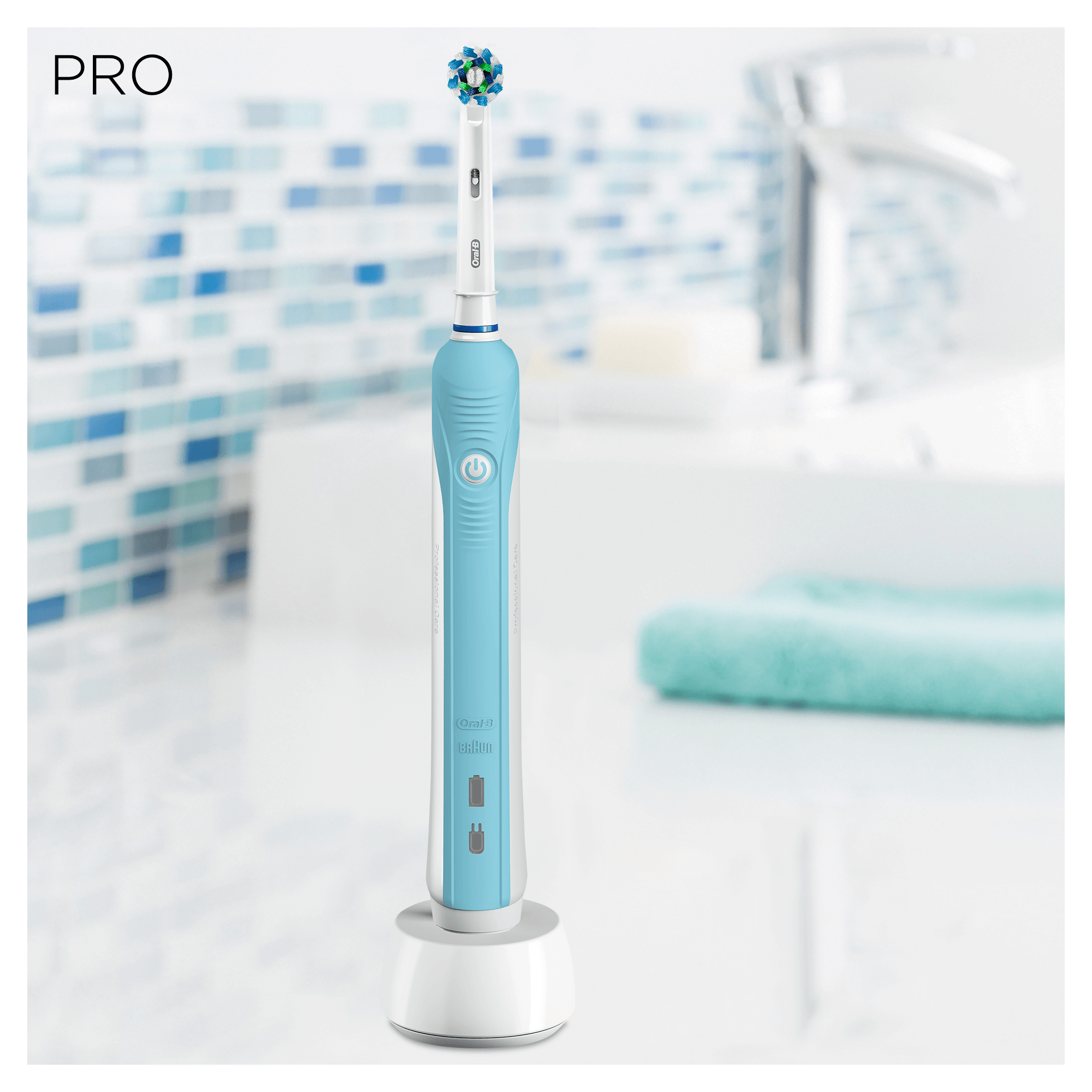 Oral-B Spazzolino Elettrico Ricaricabile Pro1 700, 1 Testina, 1 Spazzolino Oral-B Spazzolino Elettrico Ricaricabile Pro1 700, 1 Testina, 1 Spazzolino