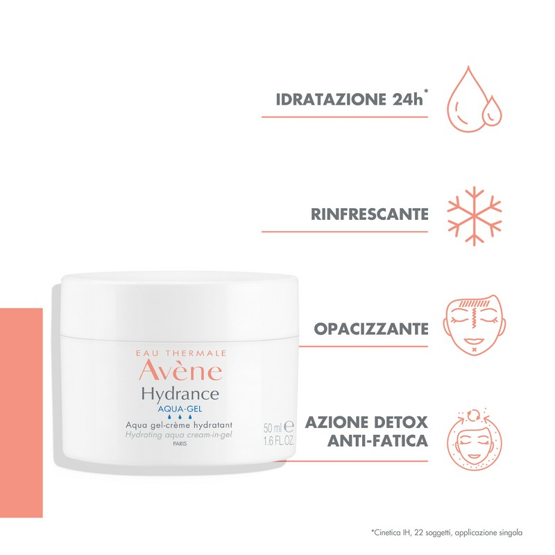 AVENE EAU THERMALE ETA HYDRANCE AQUA GEL CREMA IDRATANTE 50ML 