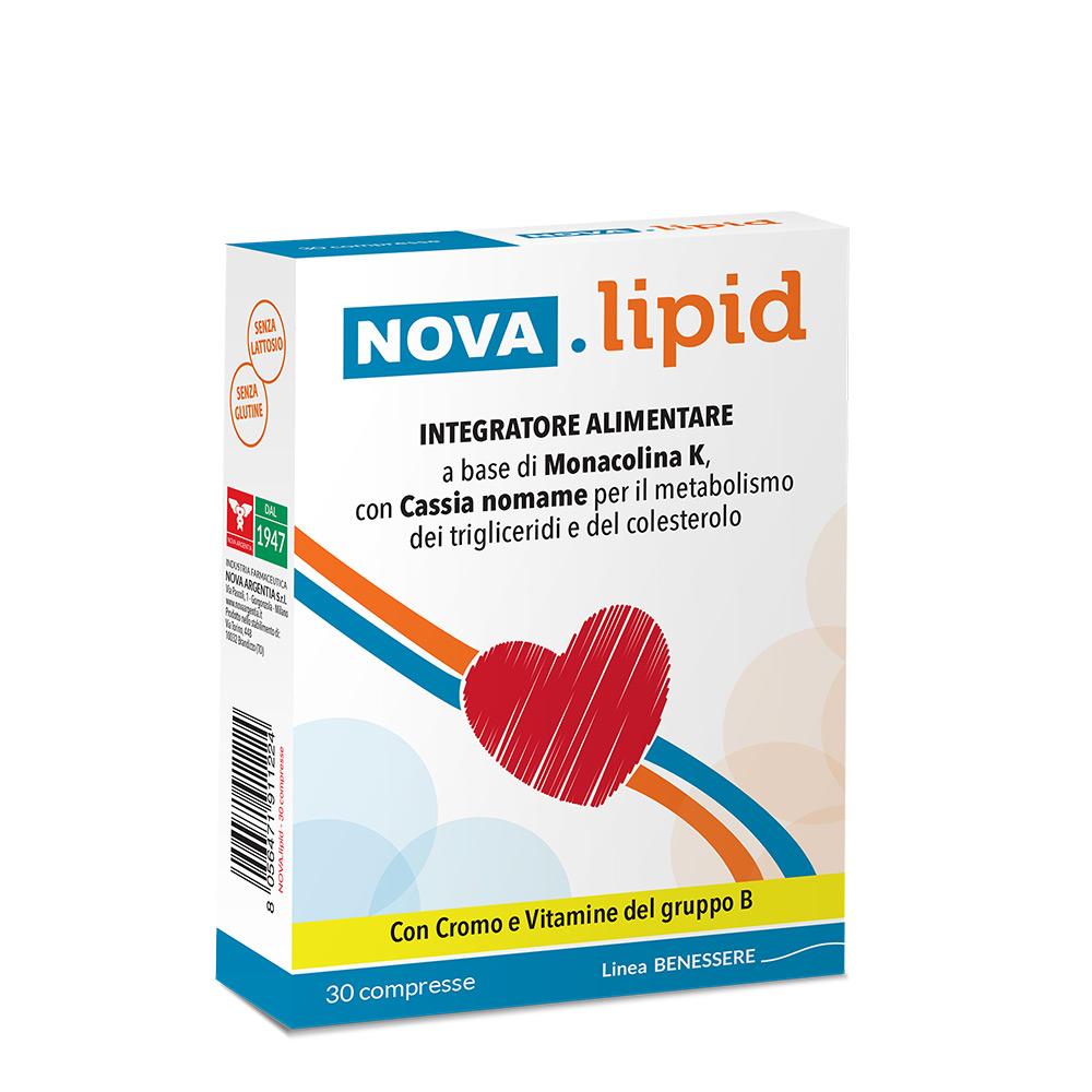 NOVA LIPID NOVA ARGENTIA 30 COMPRESSE NOVA LIPID NOVA ARGENTIA 30 COMPRESSE