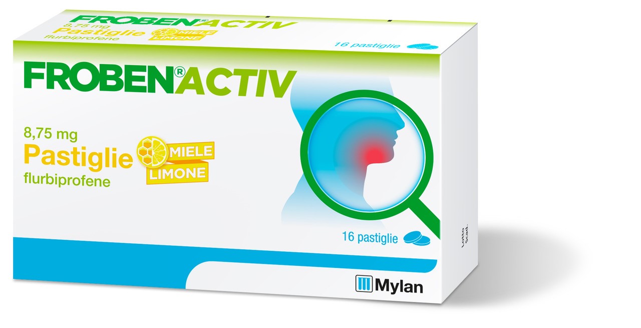 FrobenActiv Miele e Limone 16 Pastiglie 8.75mg   