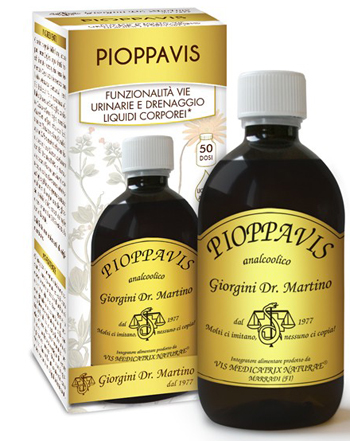 Dr. Giorgini Pioppavis Liquido Analcoolico Integratore Drenante 500 ml