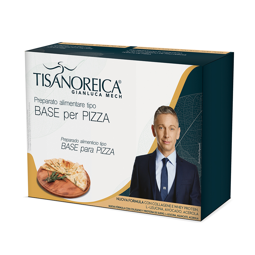 Tisanoreica Base Per Pizza Senza Glutine 4 Preparati da 31.5g Tisanoreica Base Per Pizza Senza Glutine 4 Preparati da 31.5g