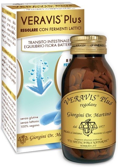 Dr. Giorgini Veravis Plus Regolare Integratore Intestinale 90 g 225 Pastiglie Dr. Giorgini Veravis Plus Regolare Integratore Intestinale 90 g 225 Pastiglie