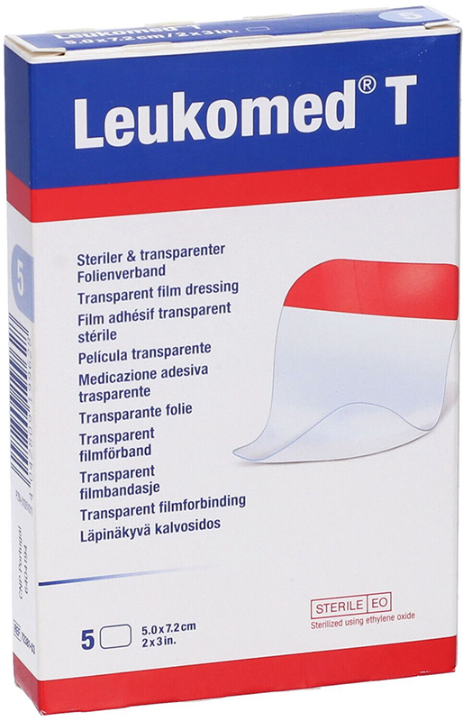 Leukomed T Medicazione Adesiva Trasparente 7,2x5 cm 5 Medicazioni