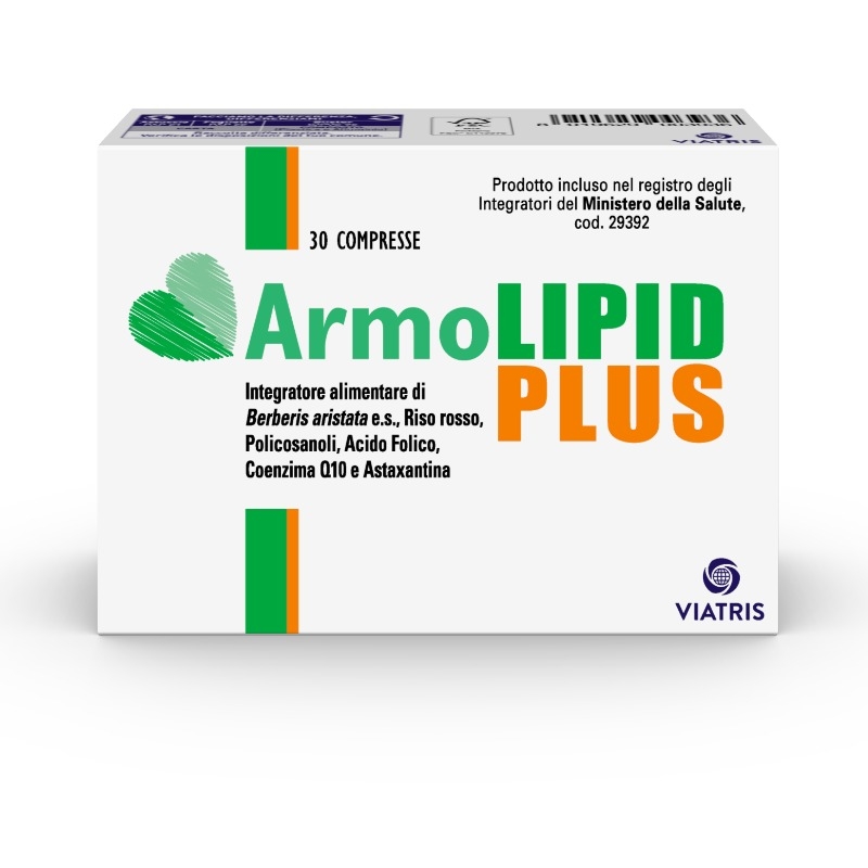 ArmoLipid Plus - Integratore per il colesterolo - 30 compresse - Confezione Italiana Originale ArmoLipid Plus - Integratore per il colesterolo - 30 compresse - Confezione Italiana Originale